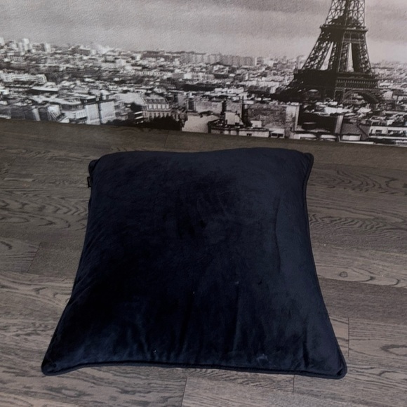 Rachel Zoe Lush Blue Large Velvet Pillow - Picture 3 of 12
